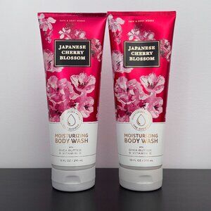 Bath & Body Works Japanese Cherry Blossom Moisturizing Body Wash (Set of 2)